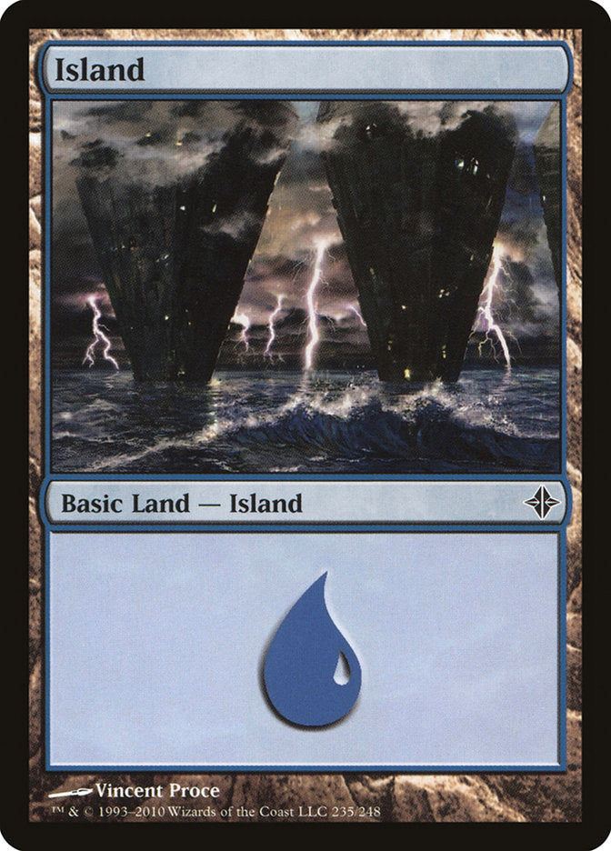 Island (235) [Rise of the Eldrazi] 