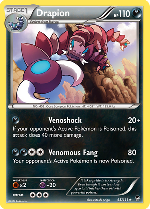 Drapion (65/111) [XY: Furious Fists] 