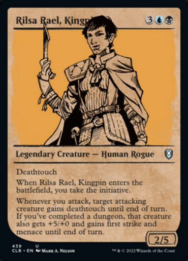 Rilsa Rael, Kingpin (Showcase) [Commander Legends: Battle for Baldur's Gate] 