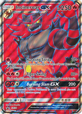 Incineroar GX (SM38) (Jumbo Card) [Sun & Moon: Black Star Promos] 