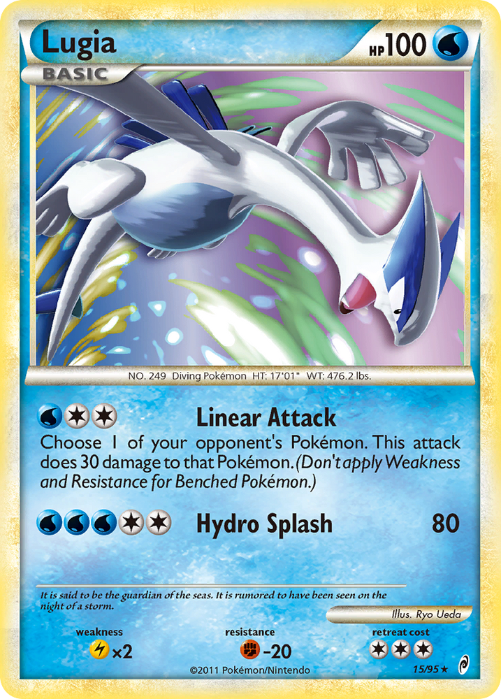 Lugia (15/95) [HeartGold &amp; SoulSilver: Call of Legends] 