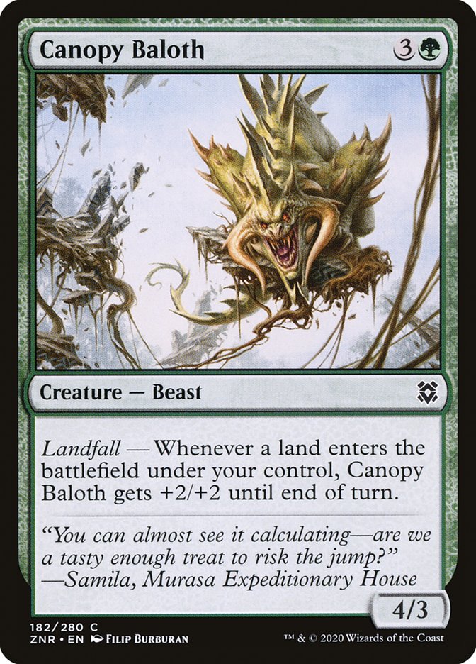 Canopy Baloth [Zendikar Rising] 