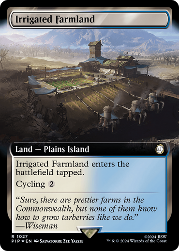 Irrigated Farmland (Extended Art) (Surge Foil) [Fallout] 