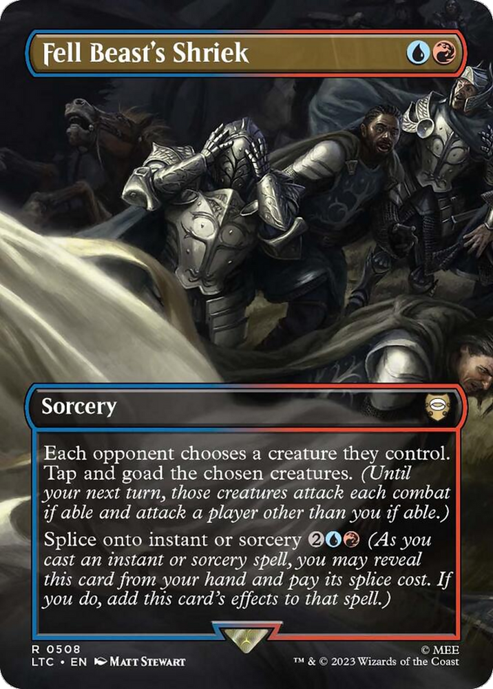 Fell Beast's Shriek (Borderless) [The Lord of the Rings: Tales of Middle-Earth Commander] 