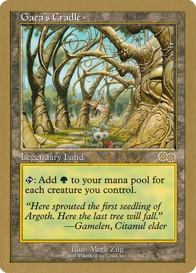 Gaea's Cradle (Matt Linde) [World Championship Decks 1999] 