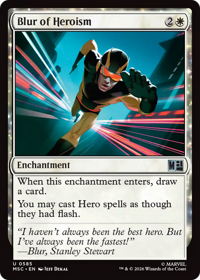 Blur of Heroism [Marvel Super Heroes Commander]