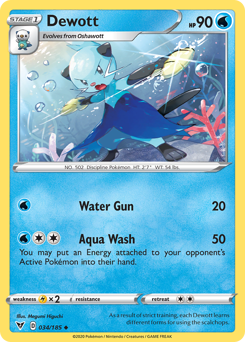 Dewott (034/185) [Sword & Shield: Vivid Voltage] 