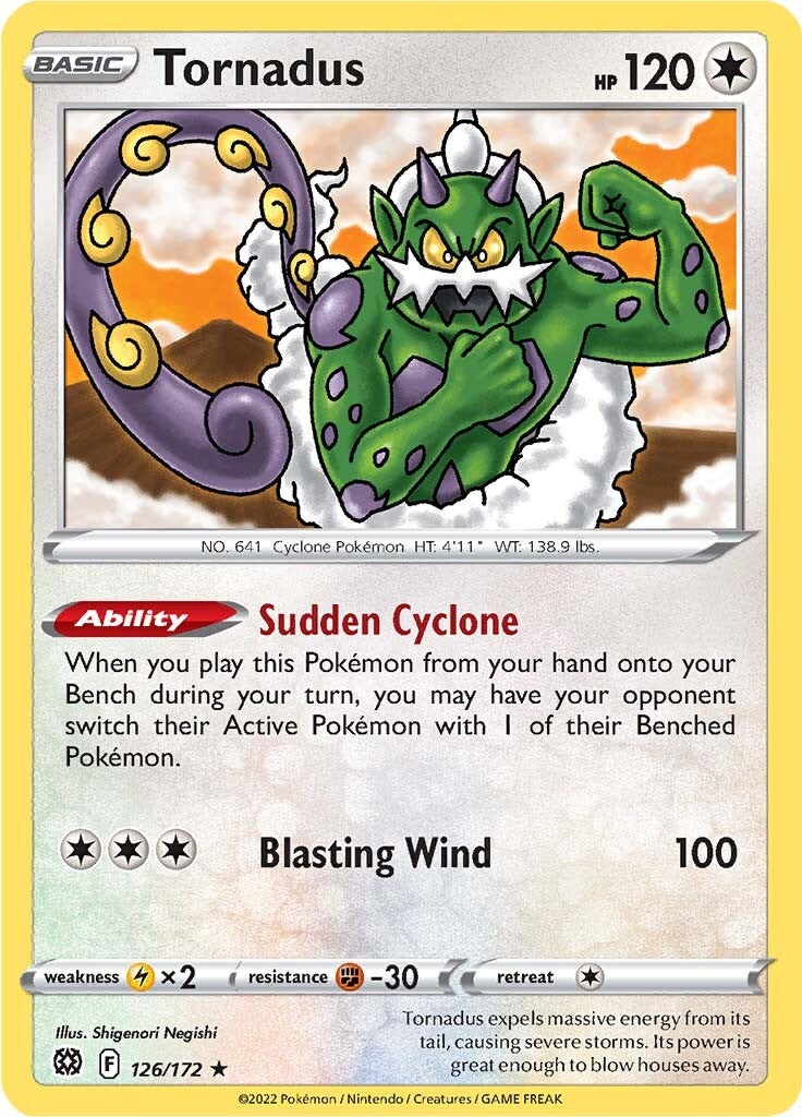 Tornadus (126/172) [Sword & Shield: Brilliant Stars] 