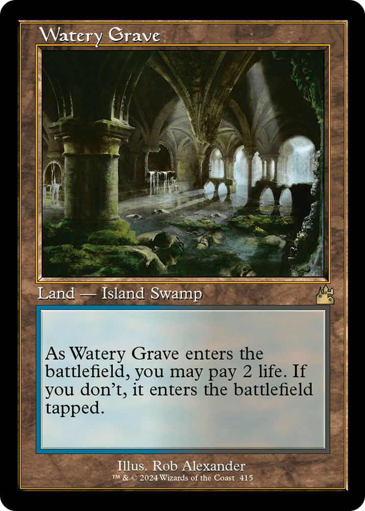 Watery Grave (Retro) [Ravnica Remastered] 