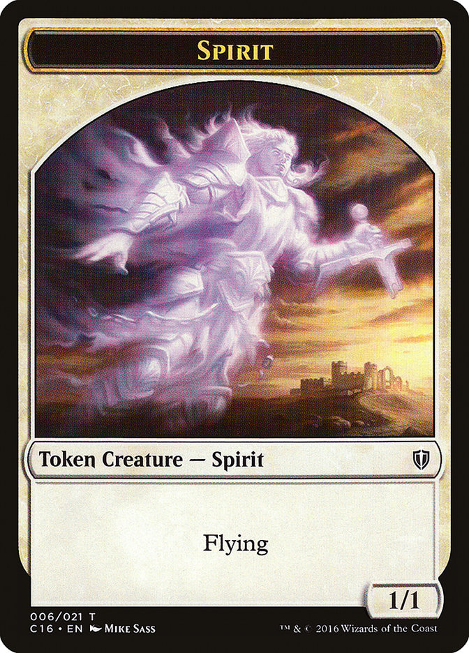 Germ // Spirit (006) Double-Sided Token [Order 2016 Tokens] 