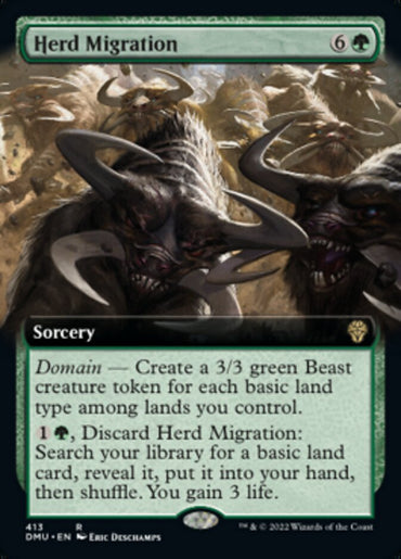 Herd Migration (Extended Art) [Dominaria United] 