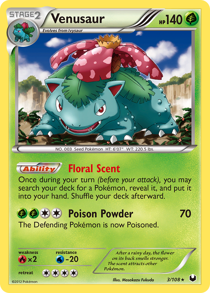 Venusaur (3/108) [Black &amp; White: Dark Explorers] 