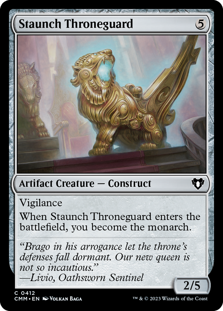 Staunch Throneguard [Commander Masters] 