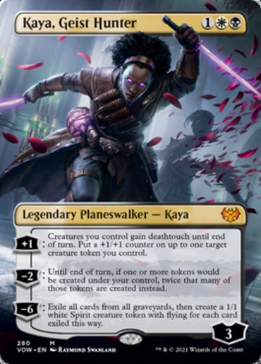 Kaya, Geist Hunter (Borderless) [Innistrad: Crimson Vow] 