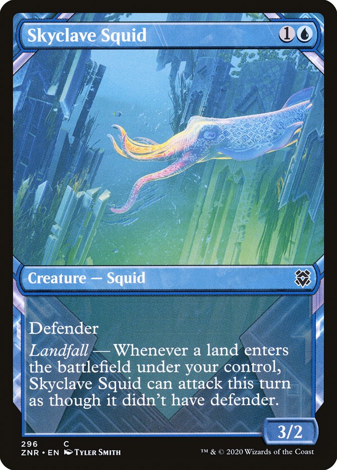 Skyclave Squid (Showcase) [Zendikar Rising] 
