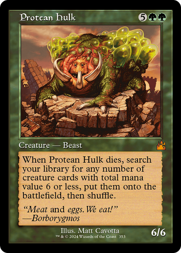 Protean Hulk (Retro Frame) [Ravnica Remastered] 