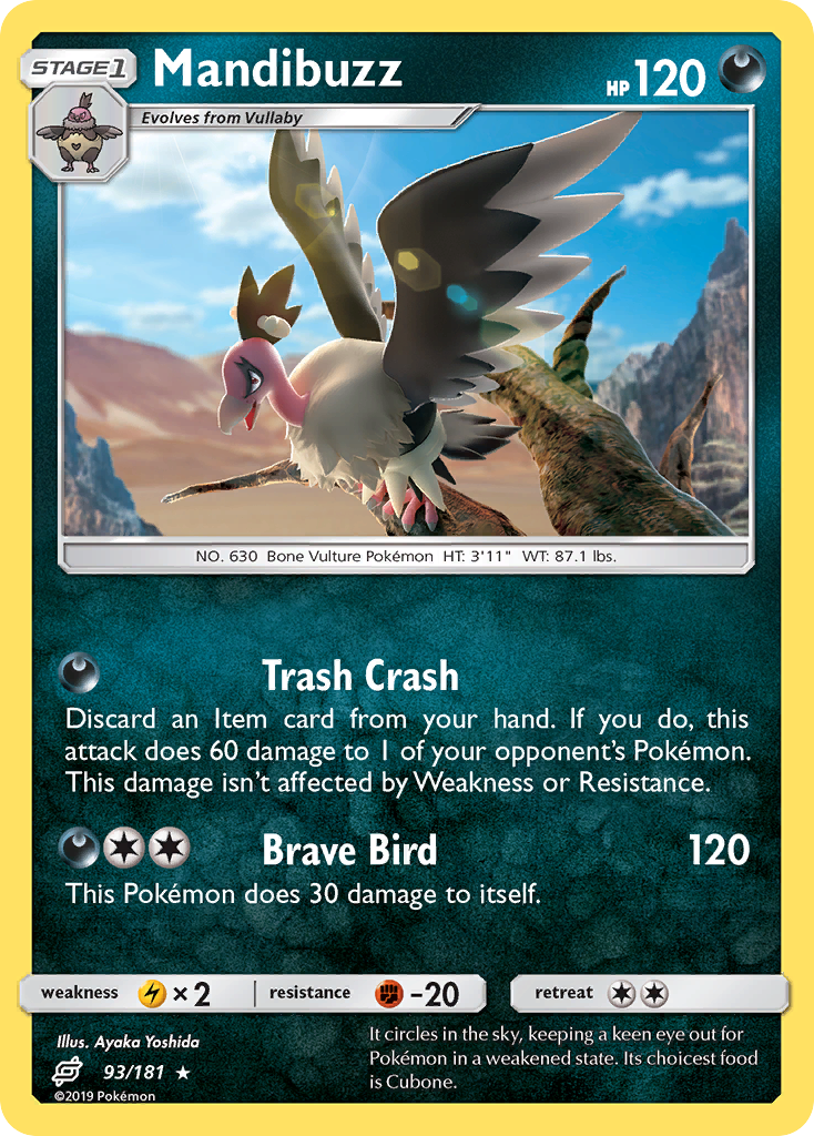 Mandibuzz (93/181) [Sun & Moon: Team Up] 