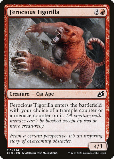 Ferocious Tigorilla [Ikoria: Lair of Behemoths] 