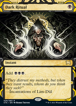 Dark Ritual (Foil Etched) [Strixhaven: School of Mages Mystical Archive] 