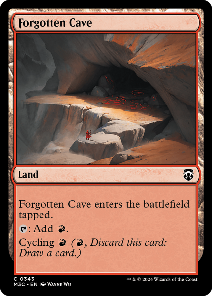 Forgotten Cave (Ripple Foil) [Modern Horizons 3 Commander] 