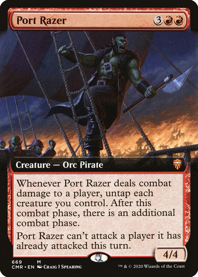 Razer Port (Extended Art) [Commander Legends] 