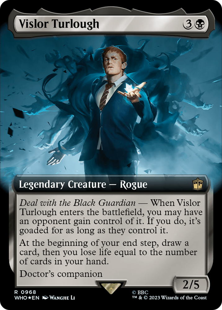 Vislor Turlough (Extended Art) (Surge Foil) [Doctor Who] 