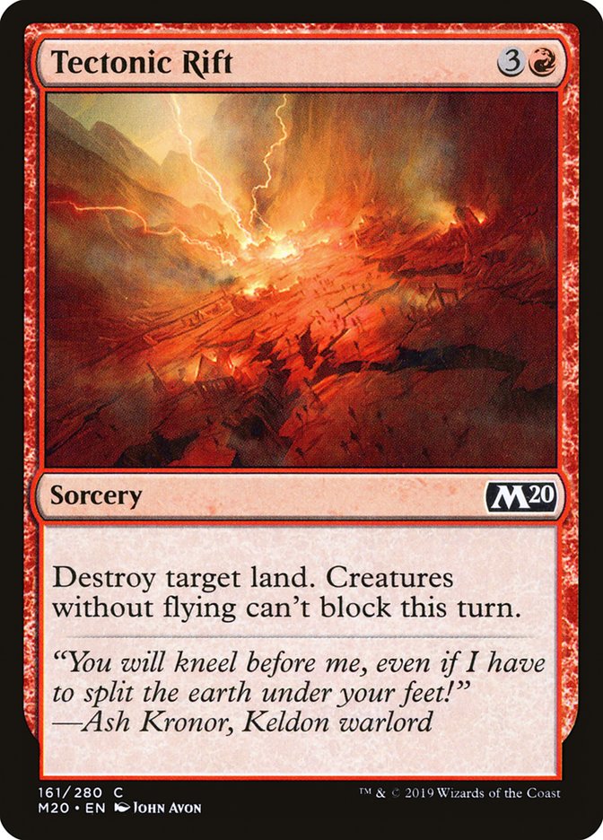 Tectonic Rift [Core Set 2020] 