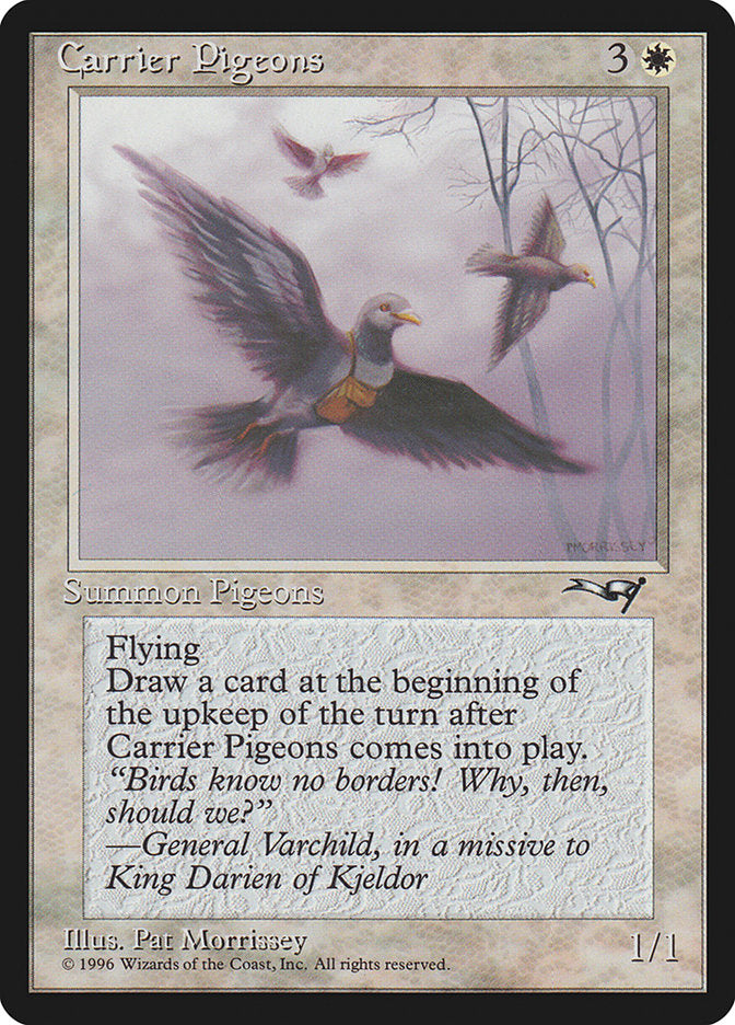 Carrier Pigeons (Flying Art) [Alliances] 