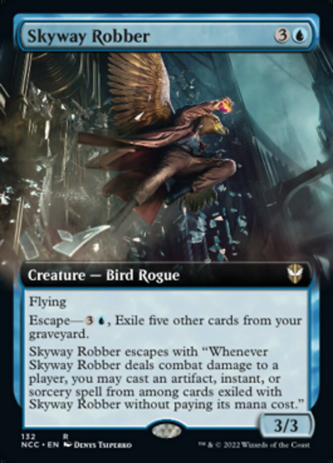 Skyway Robber (Extended Art) [Streets of New Capenna Commander] 