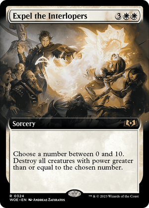 Expel the Interlopers (Extended Art) [Wilds of Eldraine] 