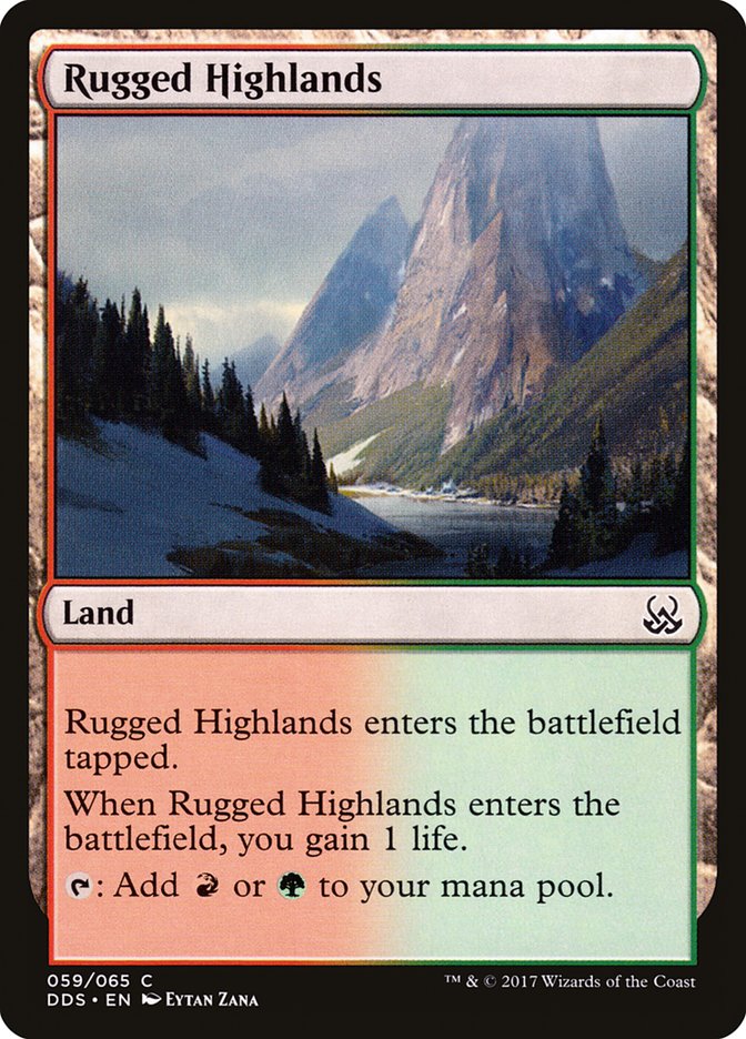 Rugged Highlands [Duel Decks: Mind vs. Might] 