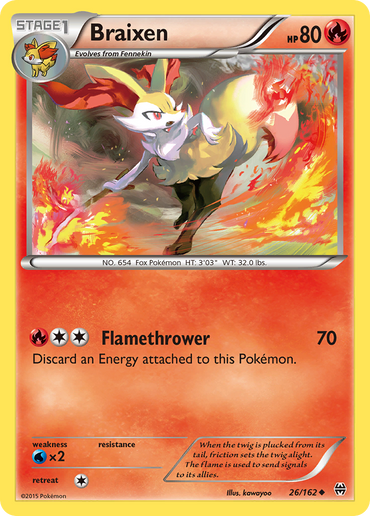 Braixen (26/162) [XY: BREAKthrough] 