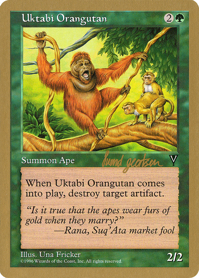 Uktabi Orangutan (Svend Geertsen) (SB) [World Championship Decks 1997] 