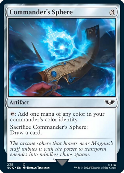 Commander's Sphere (235) (Surge Foil) [Warhammer 40,000] 