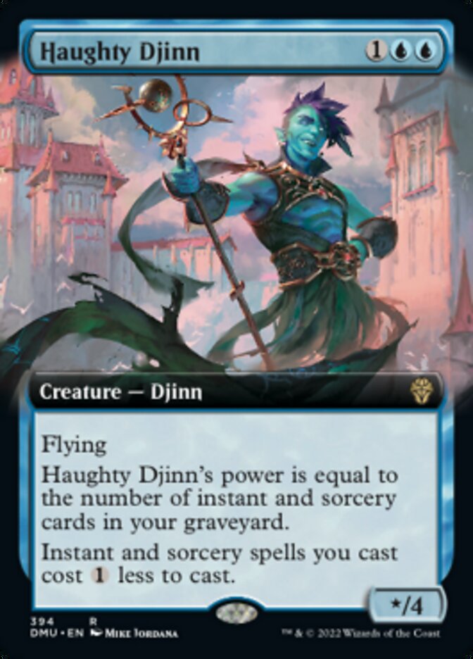 Haughty Djinn (Extended Art) [Dominaria United] 