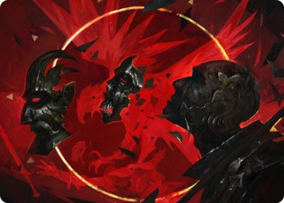 Abrade Art Card [Innistrad: Crimson Vow Art Series] 