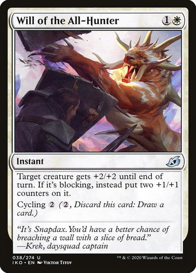 Will of the All-Hunter [Ikoria: Lair of Behemoths] 