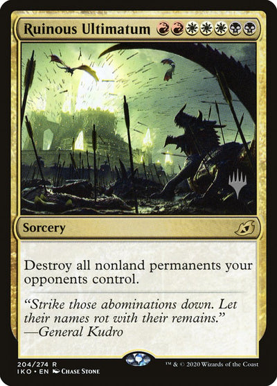Ruinous Ultimatum (Promo Pack) [Ikoria: Lair of Behemoths Promos] 