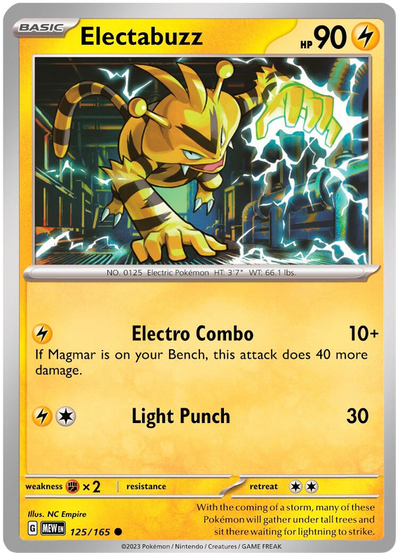 Electabuzz (125/165) [Scarlet &amp; Violet: 151] 