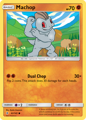 Machop (62/145) [Sun &amp; Moon: Guardians Rising] 
