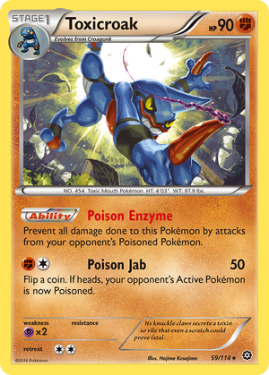 Toxicroak (59/114) [XY: Steam Siege] 
