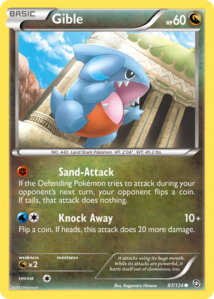Gible (87/124) [Black &amp; White: Dragons Exalted] 