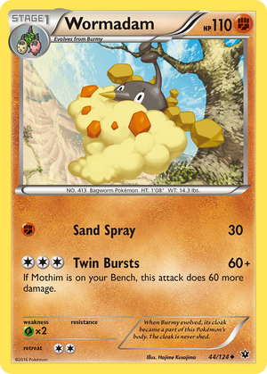 Wormadam (44/124) [XY: Fates Collide] 