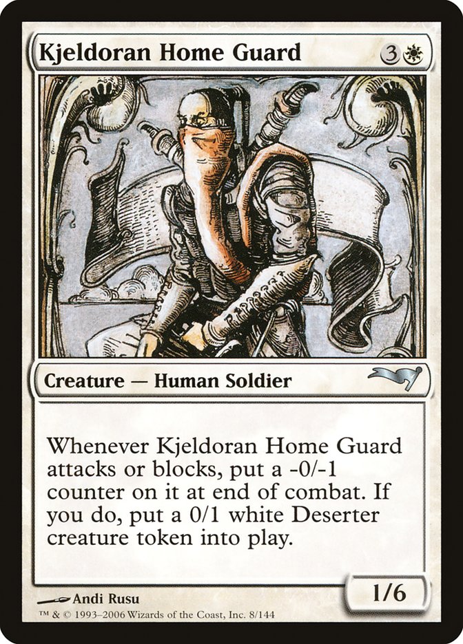 Kjeldoran Home Guard [Coldsnap Theme Decks] 