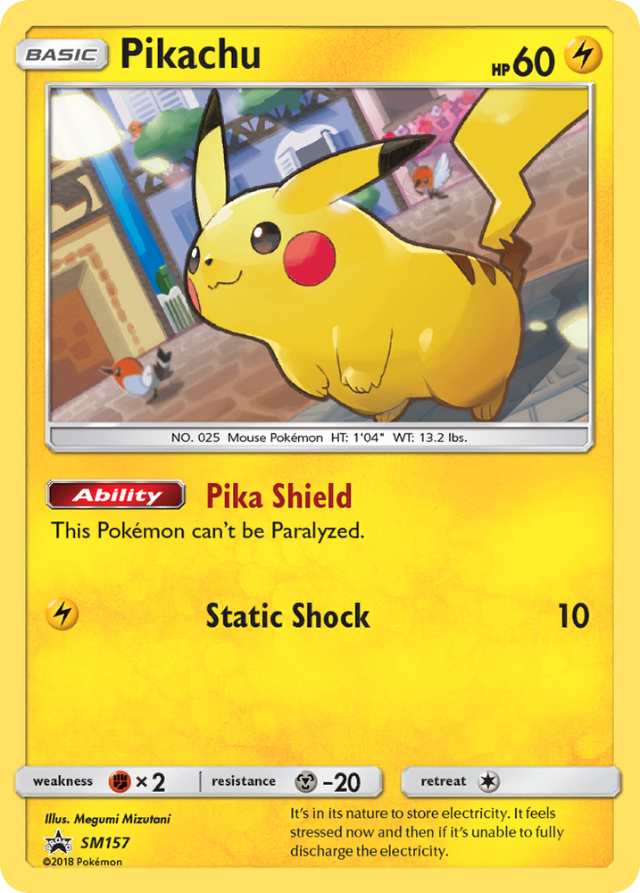 Pikachu (SM157) [Sun &amp; Moon: Black Star Promos] 