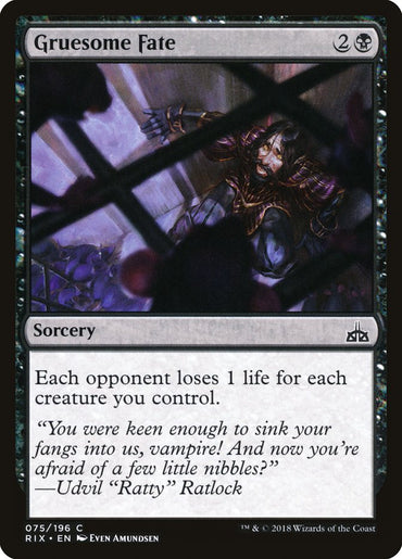 Gruesome Fate [Rivals of Ixalan] 