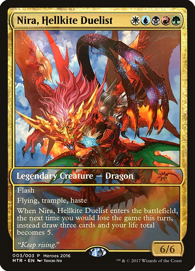 Nira, Hellkite Duelist [Heroes of the Realm]