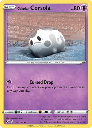 Galarian Corsola (078/192) [Sword &amp; Shield: Rebel Clash] 
