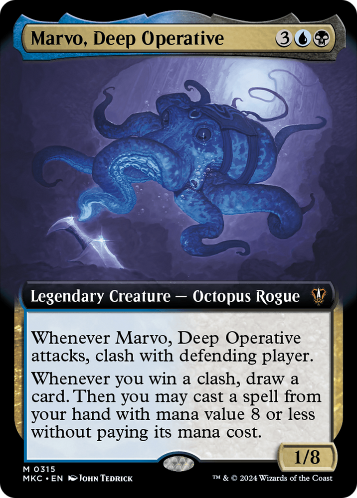 Marvo, Deep Operative (Extended Art) [Murders at Karlov Manor Commander] 