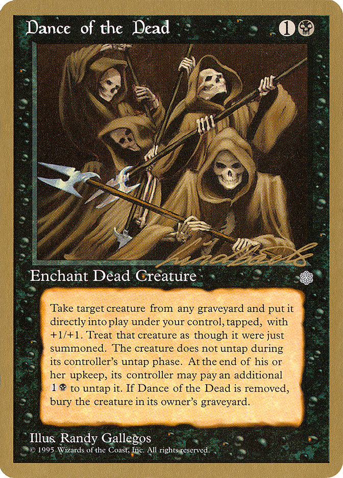 Dance of the Dead (Leon Lindback) [Pro Tour Collector Set] 